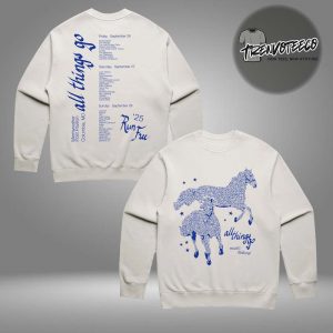 All Things Go Music Festival 2025 Merch Run Free DC Lineup Two Sided SweatShirt