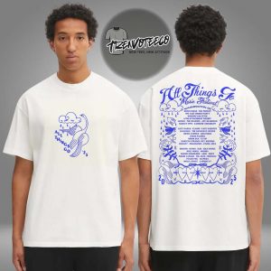 All Things Go Music Festival 2025 Merch Swan Song DC Lineup Two Sided Unisex T-Shirt