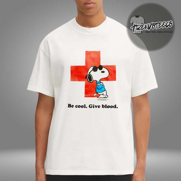 American Red Cross Snoopy Be Cool Give Blood Unisex T-Shirt