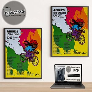 Amine Merch Tour De Dance World Tour Schedule Home Decor Poster Canvas