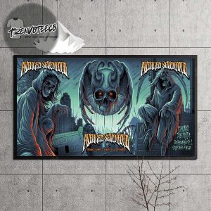 Avenged Sevenfold Full Show Combined Poster At Soldier Field In Chicago Illinois On August 31 And September 1 2025 Home Decor Poster Canvas