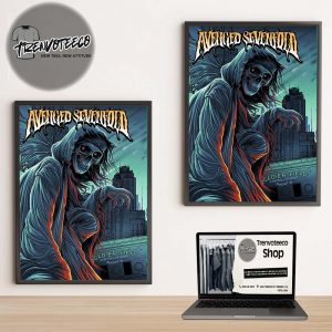 Avenged Sevenfold Poster Night 1 At Soldier Field In Chicago Illinois On August 31 2025 Home Decor Poster Canvas