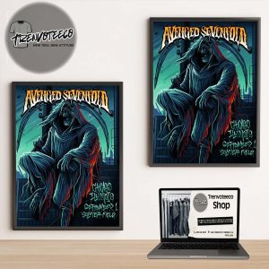 Avenged Sevenfold Poster Night 2 At Soldier Field In Chicago Illinois On September 1 2025 Home Decor Poster Canvas