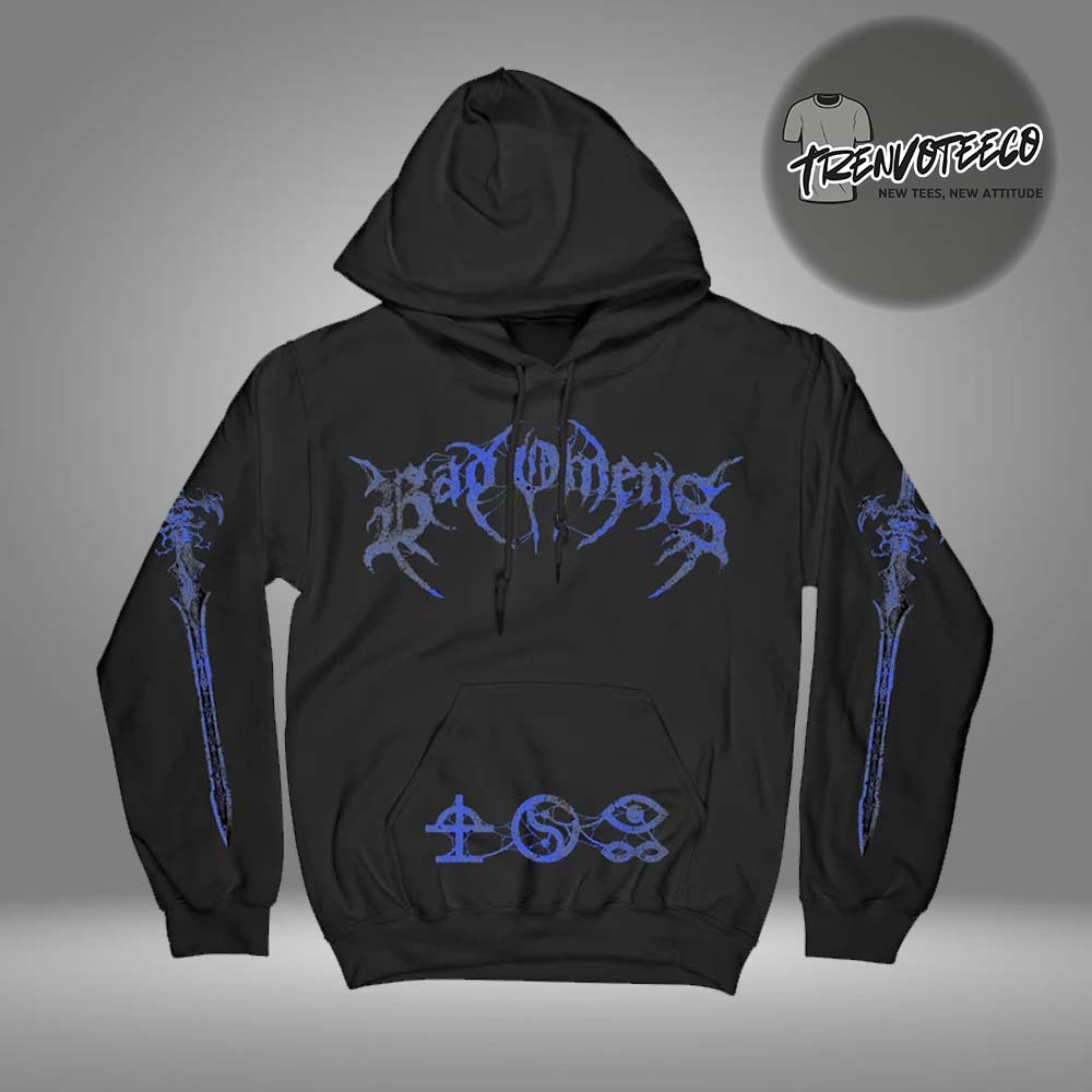 Bad Omens Merch Store Black Metal Logo Unisex HoodieShirt