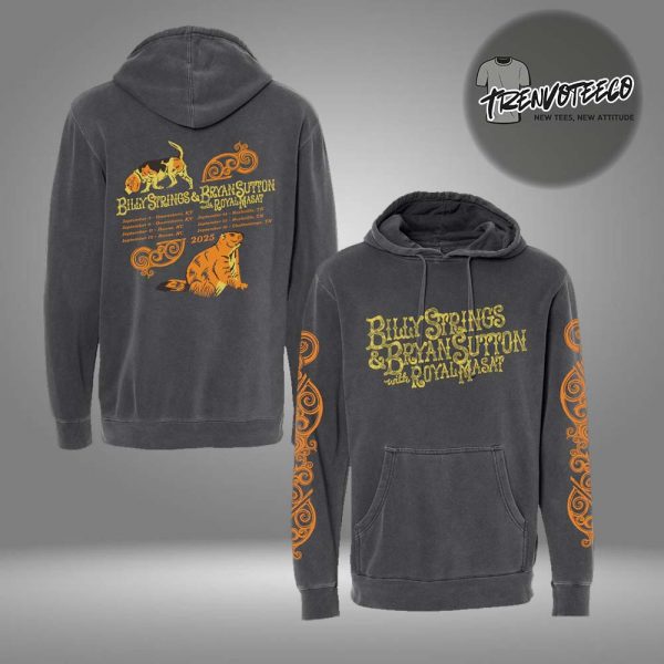 Billy Strings & Bryan Sutton With Royal Masat Groundhog Hoodie With Dates All Over Print Shirt