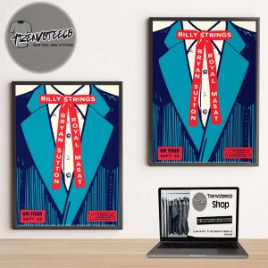 Billy Strings & Bryan Sutton With Royal Masat Poster Schedule On September 2025 Home Decor Poster Canvas