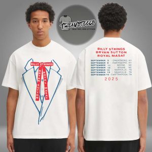 Billy Strings & Bryan Sutton With Royal Masat Suit Tee With Dates Two Sided Unisex T-Shirt
