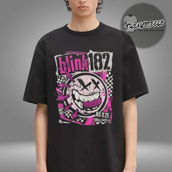 Blink 182 At Darien Lake Amphitheater In Darien Center NY On September 11 2025 Unisex T-Shirt