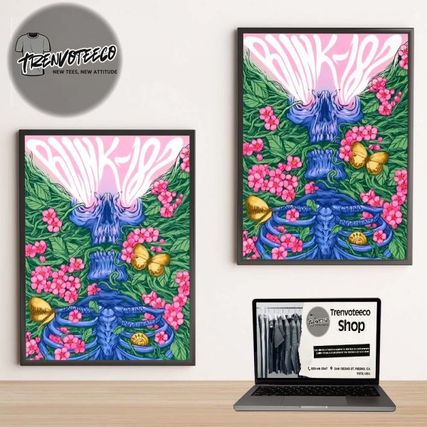 Blink 182 At Hollywood Casino Amphitheatre In St.Louis Missouri On September 26 2025 Home Decor Poster Canvas