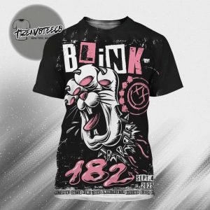 Blink 182 At Veterans United Home Loans Amphitheater In Virginia Beach VA On September 4 2025 All Over Print Shirt