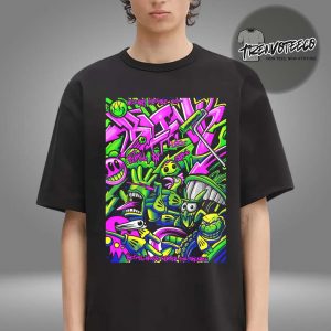 Blink 182 Misionary Impossible Tour Poster Show At Bethel Woods Center For The Arts In Bethel NY On September 6 2025 Unisex T-Shirt