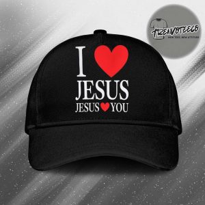 Bryce Crawford Merch I Love Jesus Jesus Loves You Classic Cap Hat Snapback