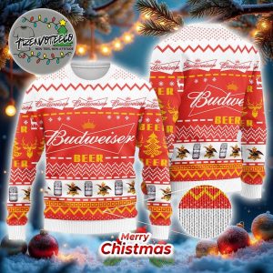 Budweiser Beer Best Gifts For Holiday 2025 Christmas Ugly Sweater