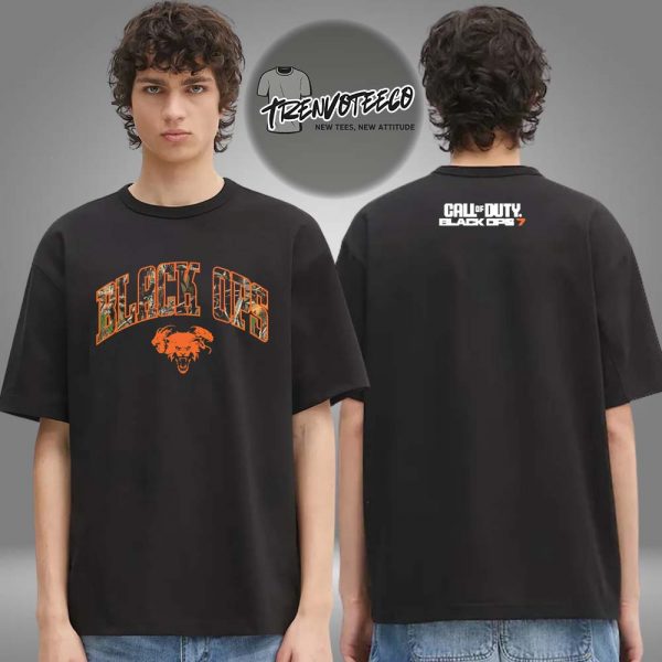 Call Of Duty Merch Store Black Ops 7 Logo Two Sided Unisex T-Shirt