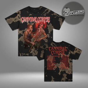 Cannibal Corpse North American Tour 2025 Merch Pitchfork Impalement 2025 Tour All Over Print Shirt