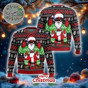 Christmas Deadpool Marvel Funny Ugly Christmas Sweater