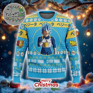 Christmas Vegeta Dragon Ball Z Manga Anime Ugly Sweater