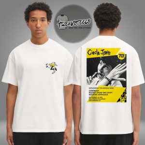Circle Jerks Merch Shepard Fairey Keith Birthday Two Sided Unisex T-Shirt