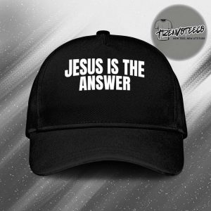 Crowder Shop Merch Jesus Is The Answer Classic Cap Hat Snapback