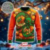 DBZ Android 21 Red Ribbon Army Uniform Ugly Sweater