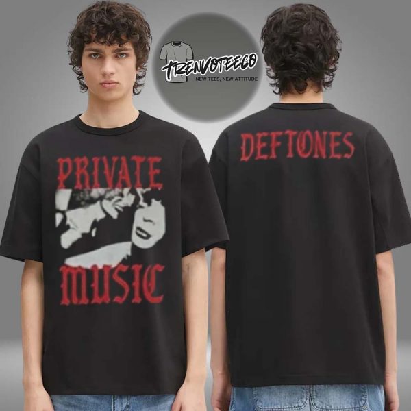 Deftones North America Tour 2025 At Rogers Stadium Toronto On September 3 5 2025 Event Merch Private Music Two Sided Unisex T-Shirt