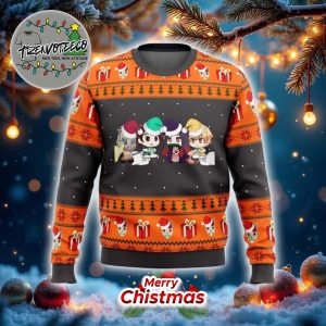Demon Slayer Chibi Best Gifts For Fans Anime Christmas Ugly Sweater