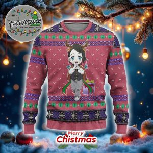 Demon Slayer Enmu Best Gifts For Fans Anime Christmas Ugly Sweater