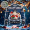 Demon Slayer Tanjiro With Christmas Hat Best Gifts For Fans Anime Christmas Ugly Sweater