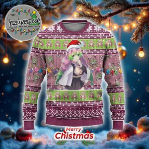 Demon Slayer Mitsuri Best Gifts For Fans Anime Christmas Ugly Sweater