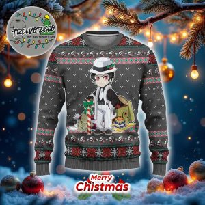 Demon Slayer Muzan Best Gifts For Fans Anime Christmas Ugly Sweater
