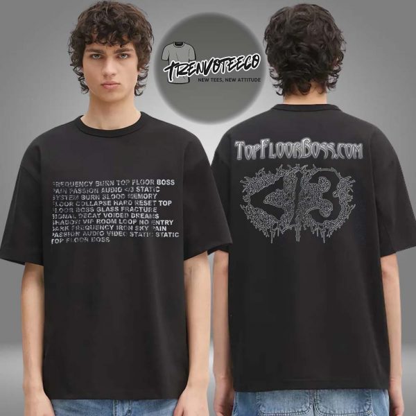 Destroy Lonely Merch Top Floor Boss Poem Two Sided Unisex T-Shirt
