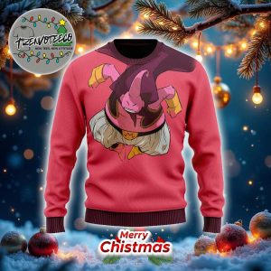 Dragon Ball Z Fat Majin Buu Attack Mode Ugly Sweater