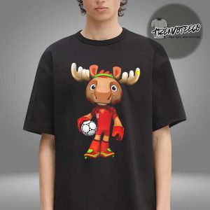 FIFA World Cup 26 Host Countries Canada Maple The Moose Mascots Unisex T-Shirt