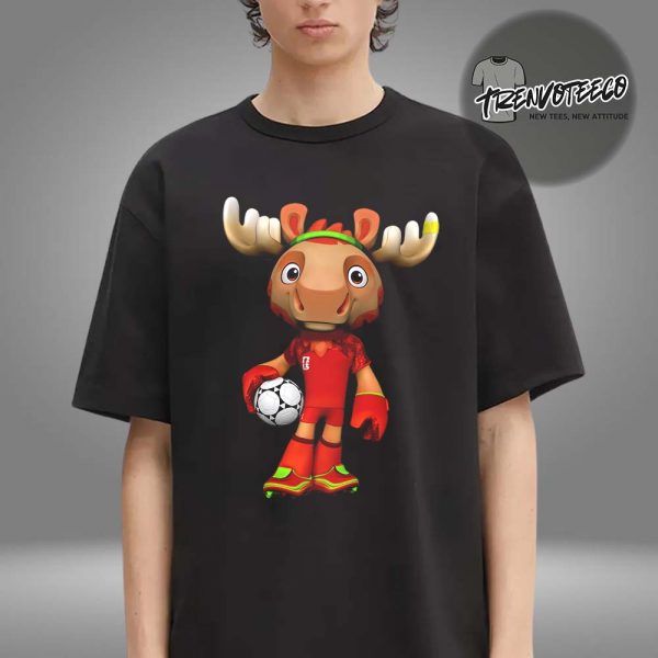 FIFA World Cup 26 Host Countries Canada Maple The Moose Mascots Unisex T-Shirt