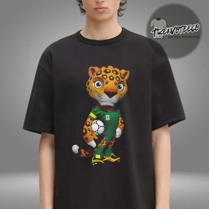 FIFA World Cup 26 Host Countries Mexico Zayu The Jaguar Mascots Unisex T-Shirt