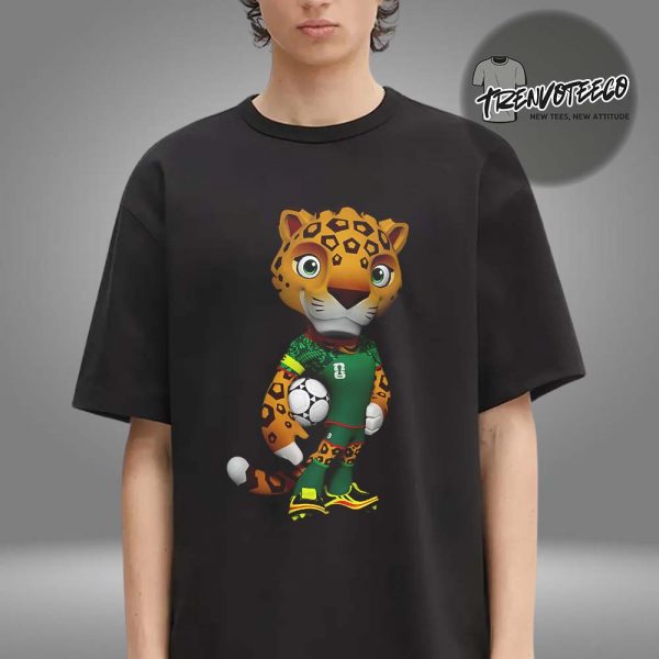 FIFA World Cup 26 Host Countries Mexico Zayu The Jaguar Mascots Unisex T-Shirt