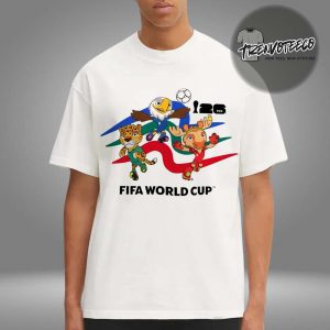 FIFA World Cup 26 Mascot Crew White Unisex T-Shirt