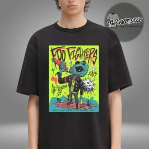 Foo Fighters Poster Music Show At Black Cat In Washington DC On September 21 2025 Unisex T-Shirt