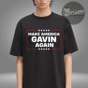 Gavin Newsom Merch Store Make America Gavin Again 2028 Logo Unisex T-Shirt