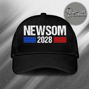 Gavin Newsom Merch Store Newsom 2028 Classic Cap Hat Snapback