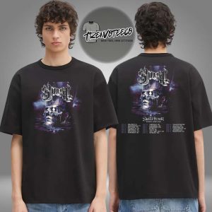 Ghost Band Skeletour World Tour 2026 Schedule Two Sided Unisex T-Shirt