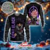 Dragon Ball Z Son Goku Kanji Logo Orange Ugly Sweater