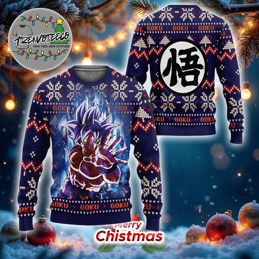 Goku Ultra Instinct Dragon Ball Z Best Gitf For Fans Ugly Sweater Goku Ultra Instinct Dragon Ball Z Best Gitf For Fans Ugly Sweater
