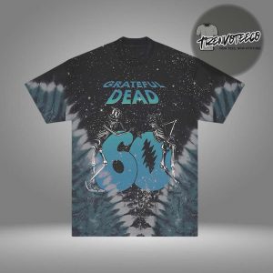 Grateful Dead Skeletons 60th Sky Tie-Dye All Over Print Shirt