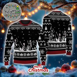 Halloween Christmas Skull Best Give For Halloween Day Ugly Sweater