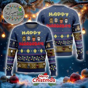 Halloween Happy Horrordays Best Give For Halloween Day Ugly Sweater