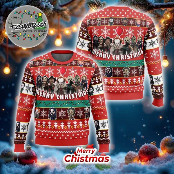 Halloween Merry Christmas Nightmares Best Give For Halloween Day Ugly Sweater