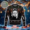 Halloween Michael Myers Pumpkin Best Give For Halloween Day Ugly Sweater