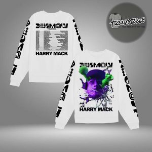 Harry Mack Anomaly Tour 2025 Tour Dates Black All Over Print Shirt