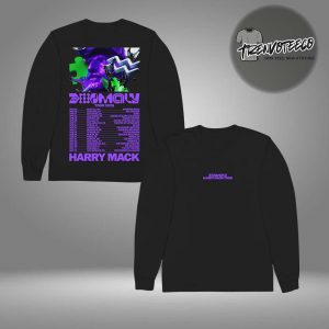 Harry Mack Anomaly Tour 2025 Tour Dates Black Two Sided SweatShirt